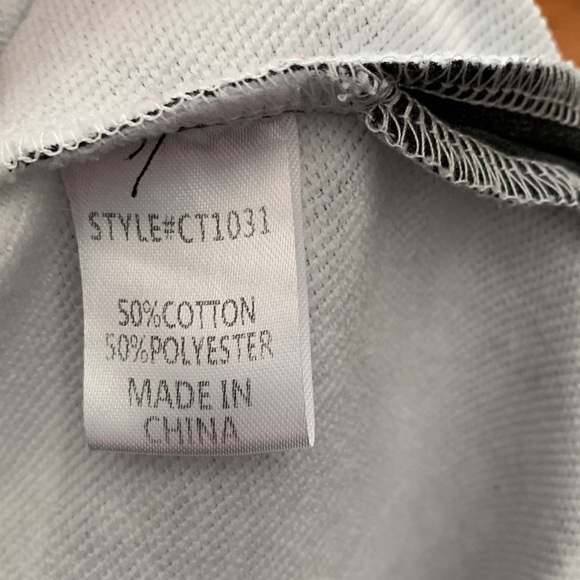 Charcoal and white long sweatshirt - Picture 6 of 7